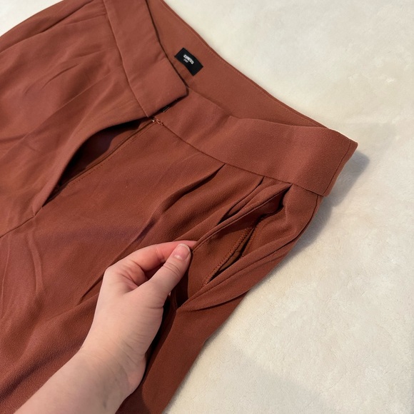 Express women’s pantsuit size L rust color - Picture 4 of 13